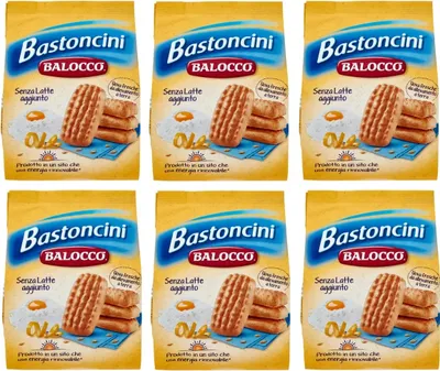 Produktbild von 6x Balocco Bastoncini Kekse zum Frühstück 350g