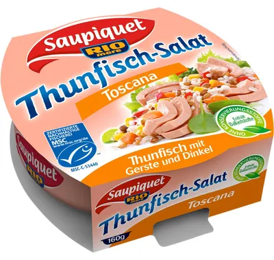 Produktbild von MSC Rio Mare Saupiquet Thunfisch Salat Toscana in der Dose 160g