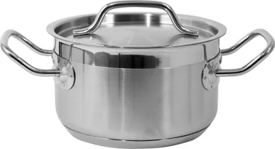 Image de Casserole professionnelle MEDIUM 16x9,5cm 1,9 litres avec couvercle