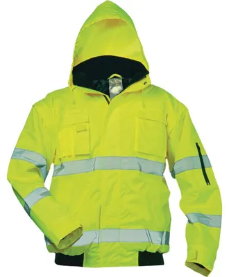 Zdjęcie produktu dla Feldtmann SAFESTYLE® kurtka pilotka Roland o wysokiej widoczności, rozmiar XL, żółta 23522-3