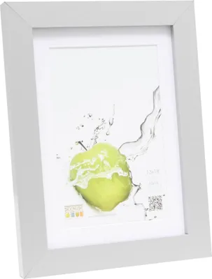 Image de Deknudt S66KD1 P1 13x18 Holz silber mit Passepartout