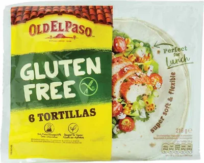 Produktbild von Old El Paso Tortillas glutenfrei 216g