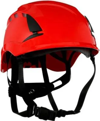 Obrázok produktu pre 3M SecureFit X5005VE-CE Ochranná prilba vetraná, s UV senzorom červená EN 397, EN 12492, EN 50365 (X5005VE-CE)