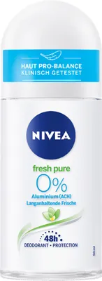 Zdjęcie produktu dla Nivea Deo Roll on Fresh Pure łagodna pielęgnacja bez aluminium 50ml