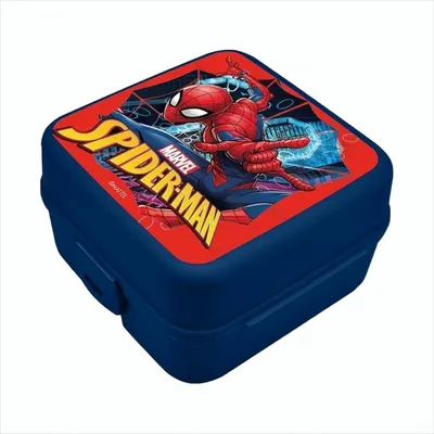 Produktbild von Butterbrotdose mit 4 Fächern, Spider Man