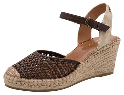 Produktbild von Tamaris Damen Espadrilles mit Keilabsatz, braun, 40 EU