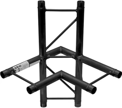 Produktbild von ALUTRUSS DECOLOCK DQ2-SPAC44H 4-Weg Ecke sw