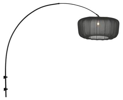Immagine prodotto di Lampada da parete - nero - Sparkled Light - metallo tessile - lampada da lettura - E27 - 4410ZW - Steinhauer