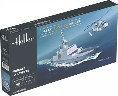 Productafbeelding van Heller fregat La Fayette, schaal 1:400, artikelnummer 81035