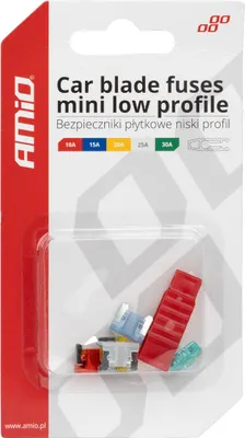 Immagine prodotto di Set di 5 fusibili elettrici piatti a basso profilo con estrattore AMIO-03377
