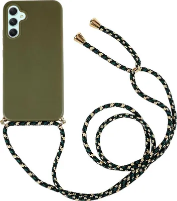 Produktbild von Samsung Galaxy S26 Plus Hülle - Coverup TPU Back Cover mit Handykette - Biologisch Abbaubar - Army Green