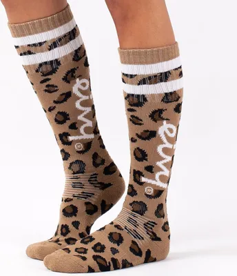 Produktbild von Eivy Cheerleeder Wool Socks Leopard 39-41 Socken Skisocken Snowboardsocken