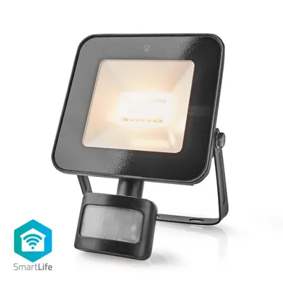 Produktbild von Nedis, LED Außenstrahler 20W 1500lm WiFi Smartlife gesteuert, Schwarz