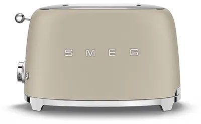 Image de Grille-pain 2 fentes 950w beige lin - Smeg - TSF01MLMEU -