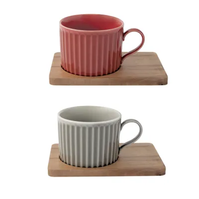 Obrázek produktu pro Porcelánové šálky a podšálky Take A Break Design 1
