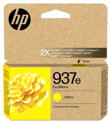Produktbild von HP EvoMore 4S6W8NE Tintenpatrone yellow No. 937e