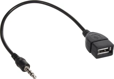 Produktbild von Kabel JACK 3,5mm OTG Adapter USB HOST High Speed Auto Audio AUX