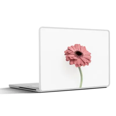 Produktbild von MuchoWow® Laptop Aufkleber Sticker Cover Blumen - Rosa - Natur - Weiß - Pflanze 30x22 cm - Laptop-Sticker