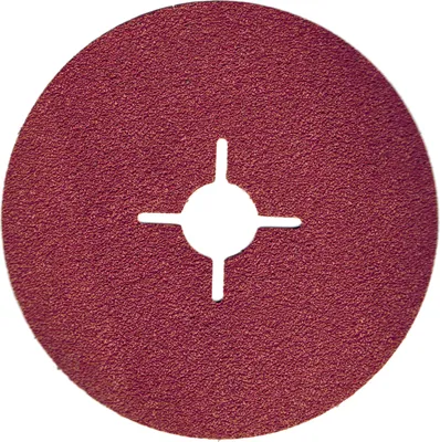 Produktbild von 50er Pack Fiberscheiben Schleifpapier Schleifblatt 125mm Körnung =80 für Winkelschleifer