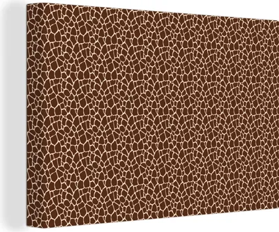 Obrázok produktu pre OneMillionCanvasses® - Maľba na plátne - Obraz na plátne Nástenná maľba na plátne - Žirafa - Zvieracia potlač - Dizajn - 150x100cm - Fotografia na