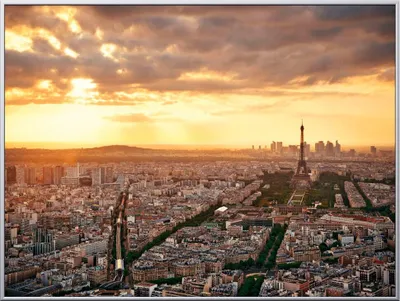 Produktbild von PAPERFLOW Wandbild Paris, Aluminium, Kunstglas