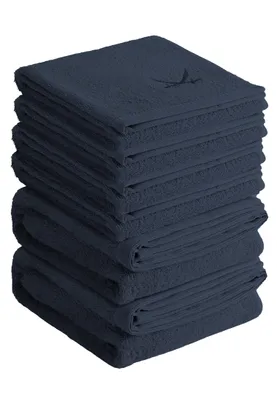 Produktbild von Sansibar Sylt Handtuch Set Frottier-Serie Classic Nr. 4 (Set, 6-tlg), blau