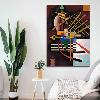 Image de Wallity, 70100KANDINSKY004- VSL1139, Coloré, Tableaux sur toile, 70 x 100 cm, 100% toile