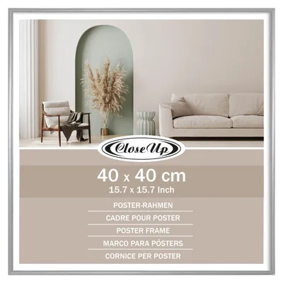 Produktbild von Posterrahmen 40 x 40 cm silber