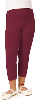 Produktbild von Merry Style Mädchen 3/4 Leggings aus Viskose MS10-131 (Weinrot, 110)