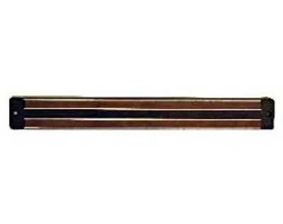 Image de Support magnétique pour couteaux, longueur 33 cm, avec 2 barres magnétiques et crochets, pour la cuisine