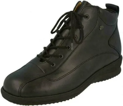 Produktbild von Finn Comfort, Aarau, Damen, Stiefel, Schwarz, Leder, NEU - Damenschuhe Bequeme Stiefel / Stiefeletten, Schwarz