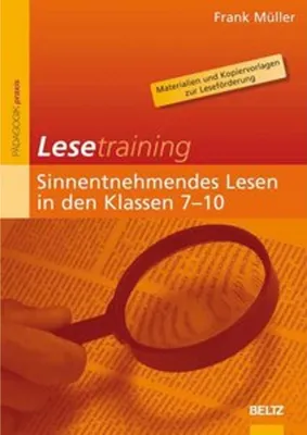 Obrázek produktu pro Lesetraining: Sinnentnehmendes Lesen in den Klassen 7-10