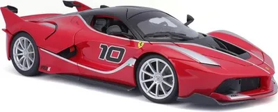 Zdjęcie produktu dla BBURAGO Ferrari FXX K, Model super pojazdu, Wstępnie zmontowany, 1:18, Ferrari FXX K, Każda płeć, Metal, Plastik