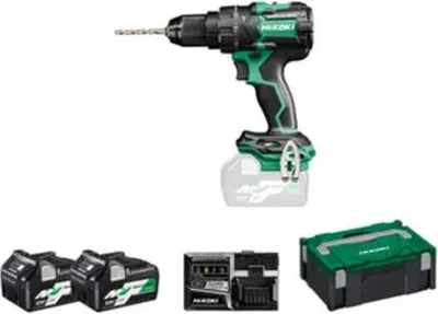 Produktbild von Hikoki DV36DC WRZ, Handbohrmaschine, Ohne Schlüssel, Bürstenlos, Schwarz, Grün, 1,3 cm, 2200 RPM