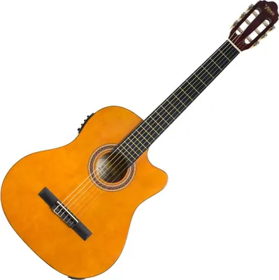 Zdjęcie produktu dla Valencia VC104CE 4/4 Natural Gitara klasyczna z przetwornikiem
