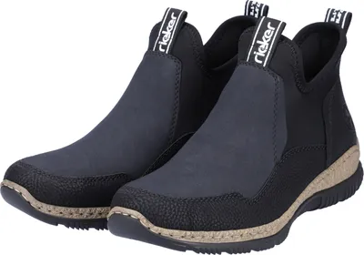 Produktbild von Rieker Damen Chelsea Boot Stiefelette Stiefel N3275-00 schwarz , Schuhgröße:42 EU