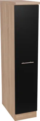 Produktbild von Apothekerschrank 30 cm Eiche Sägerau Schwarz Merle, Luis, Peter
