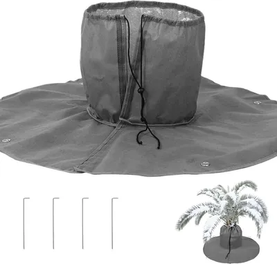 Produktbild von Winterschutz für Pflanzen, Outdoor Pflanzen Winterhülle, Olivenbaum Schutz, 3-lagig, verstellbar,H 30 cm Stamm Ø bis 100 cm