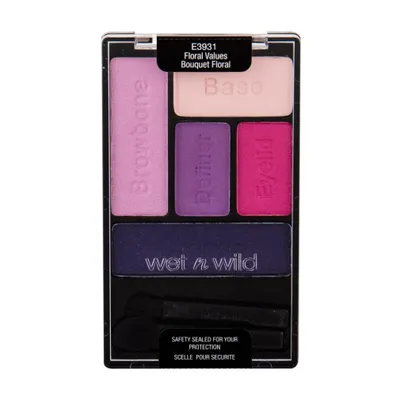 Zdjęcie produktu dla Wet n Wild, Color Icon, Eyeshadow Palette, E3931, Floral Values, 5 Shades, 6 g