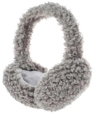 Produktbild von styleBREAKER Damen Ohrenschützer Teddyplüsch Flexibler Bügel, Hellgrau