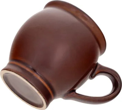 Obrázek produktu pro Kameninový hrnek/šálek – 250 ml – na víno a horké nápoje – hnědý