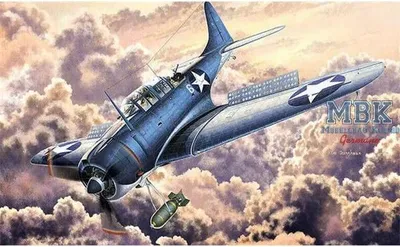 Image de Modèle réduit avion 12335 - USN SBD-2 "Midway" (1:48)