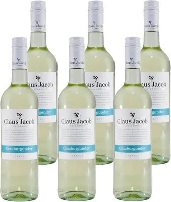 Produktbild von Claus Jacob Grauburgunder Qualitätswein (6 x 0,75L)