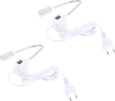 Obrázek produktu pro 2 kusy LED světla pro šicí stroje, flexibilní práce s magnetickou základnou