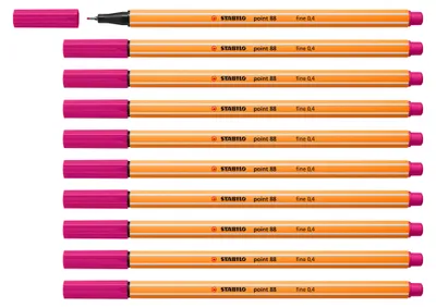 Produktbild von Fineliner - STABILO point 88 - 10er Pack - pink