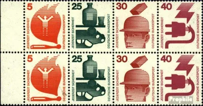 Produktbild von Briefmarken BRD (BR.Deutschland) 1973 Mi Hbl24 gestempelt