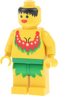 Produktbild von 1x Lego Minifigur Pirates I Insulanerin Frau Torso gelb Kette rot 6256 pi066