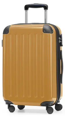 Immagine prodotto di HAUPTSTADTKOFFER - Alex - Handgepäck Koffer für jede Airline, 4 Rollen, 15% mehr Volumen , 55 cm, max. 42 Liter,Herbstgold