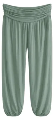 Produktbild von Damen Haremshose » Wellness Leggings » bequeme Freizeithose » Damen Sommerhose & Stoffhose » für Freizeit & Alltag: Grau / Einfarbig Farbe: Grau Motiv: Einfarbig