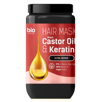 Produktbild von Hair Mask with Black Castor Oil and Keratin 946ml Bio Na